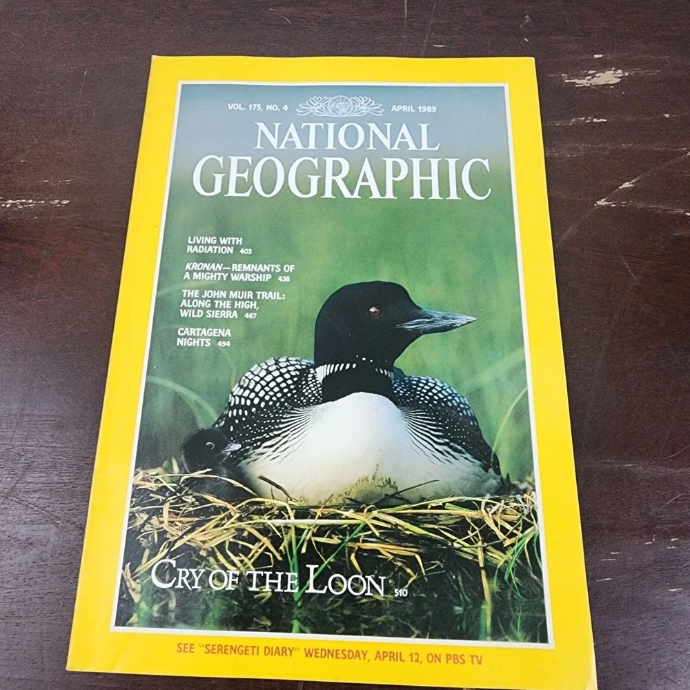National Geographic Magazine April 1989‎ No Insert